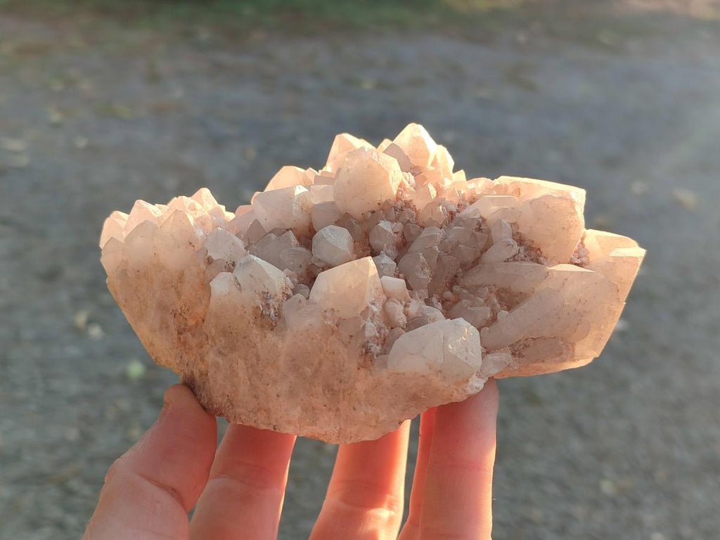 Natural Cascading Pineapple Quartz Crystal Clusters x 10 From Antsirabe, Madagascar - Toprock Gemstones and Minerals 
