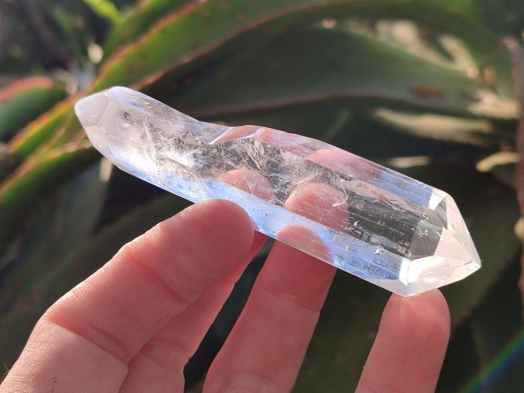 Polished Clear Quartz Crystals and Double Terminated Crystals x 12 From Madagascar - Toprock Gemstones and Minerals 