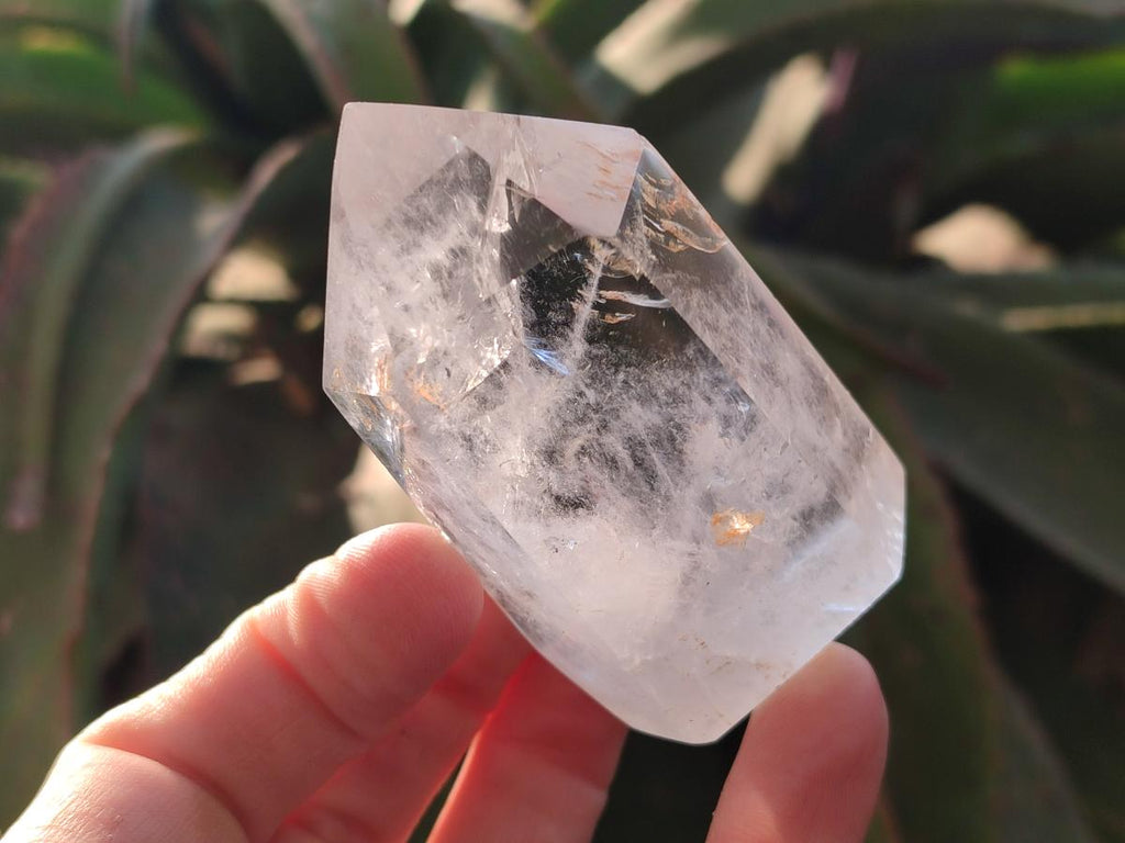 Polished Clear Quartz Crystals and Double Terminated Crystals x 12 From Madagascar - Toprock Gemstones and Minerals 