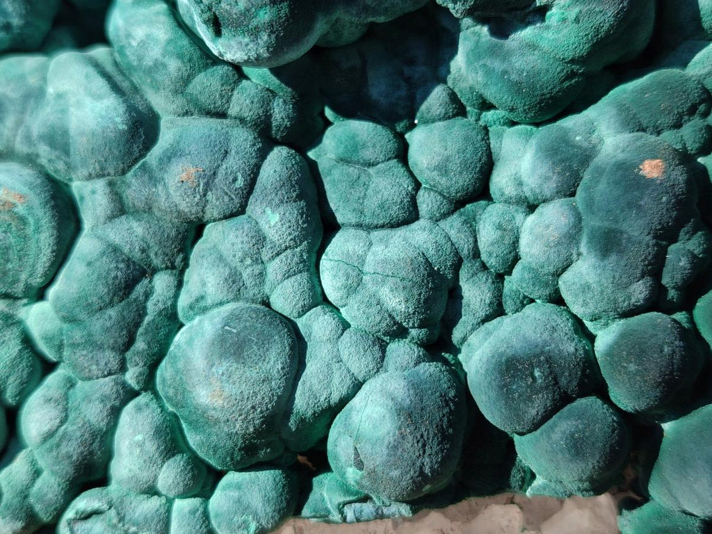 Natural Large Ball Malachite Specimen with Quartz on Dolomite x 1 From Mindingi Mine, Kambove, Congo - Toprock Gemstones and Minerals 