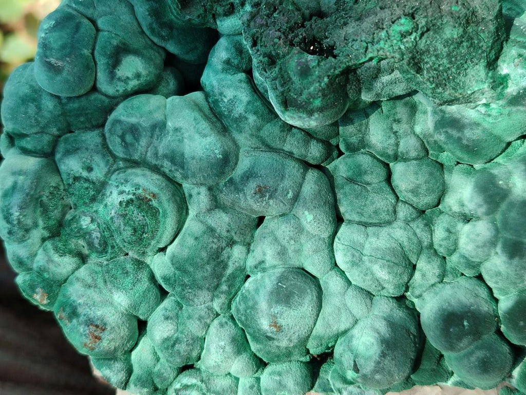 Natural Large Ball Malachite Specimen with Quartz on Dolomite x 1 From Mindingi Mine, Kambove, Congo - Toprock Gemstones and Minerals 