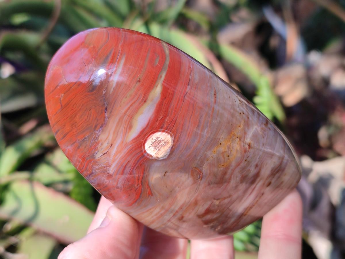 Polished and Natural Red Jasper Standing Display Pieces x 4 From Madagascar - Toprock Gemstones and Minerals 