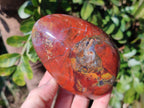 Polished and Natural Red Jasper Standing Display Pieces x 4 From Madagascar - Toprock Gemstones and Minerals 