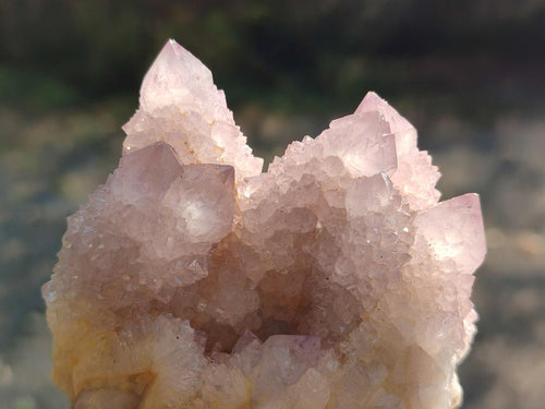 Natural Lilac Spirit Amethyst Clusters x 6 From Boekenhouthoek, South Africa - Toprock Gemstones and Minerals 