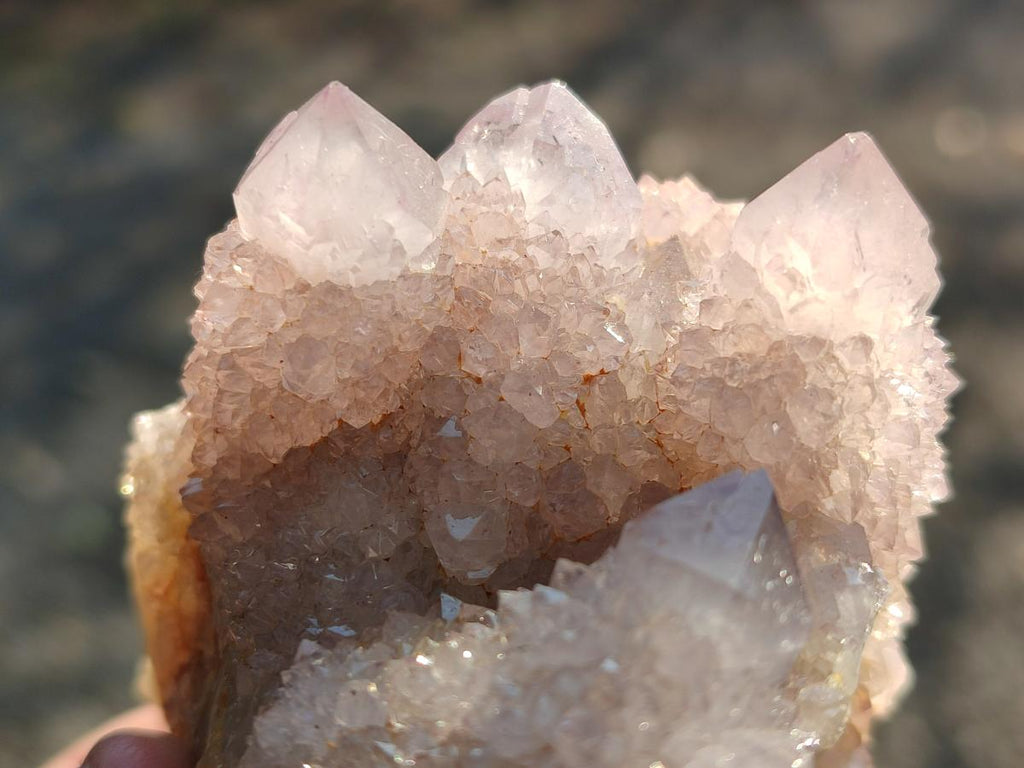 Natural Lilac Spirit Amethyst Clusters x 6 From Boekenhouthoek, South Africa - Toprock Gemstones and Minerals 