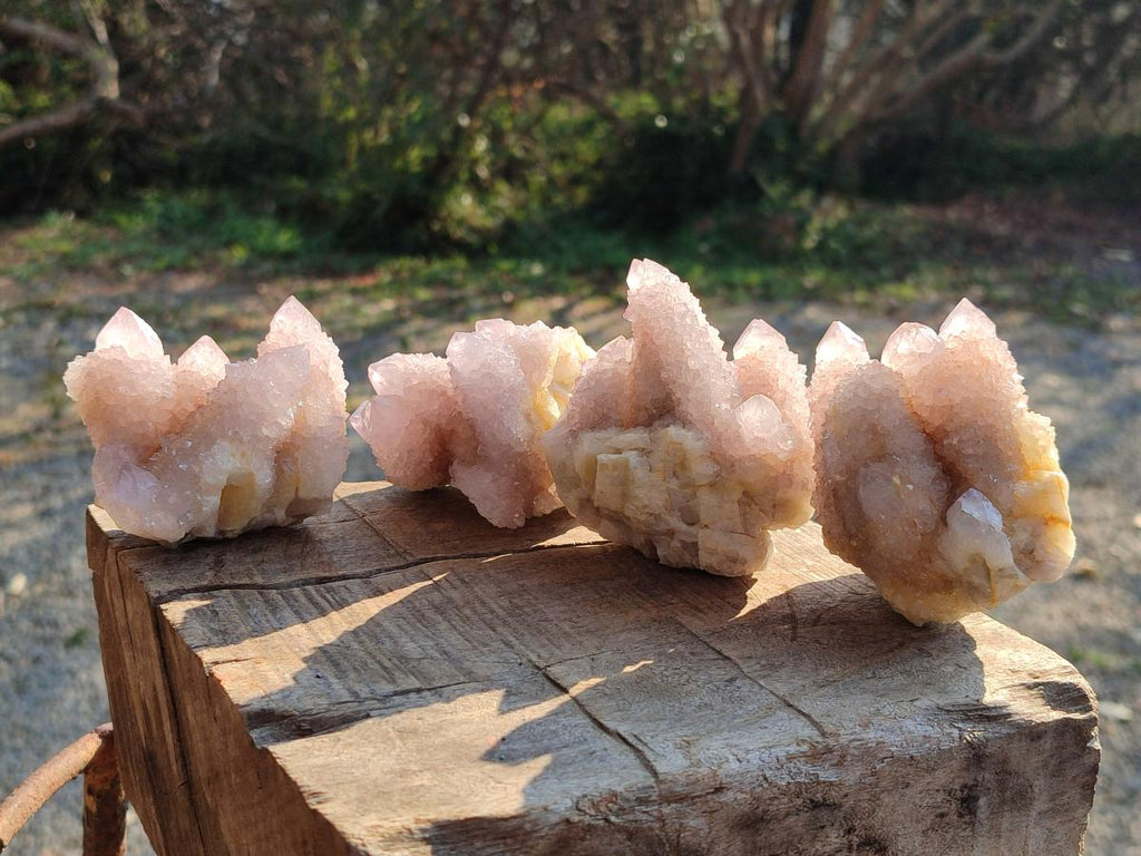 Natural Lilac Spirit Amethyst Clusters x 6 From Boekenhouthoek, South Africa - Toprock Gemstones and Minerals 