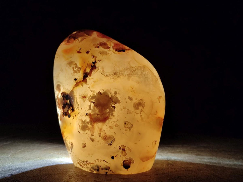 Polished Flower Agate Standing Display Pieces x 3 From Antsahalova, Madagascar - Toprock Gemstones and Minerals 