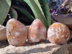 Polished Flower Agate Standing Display Pieces x 3 From Antsahalova, Madagascar - Toprock Gemstones and Minerals 