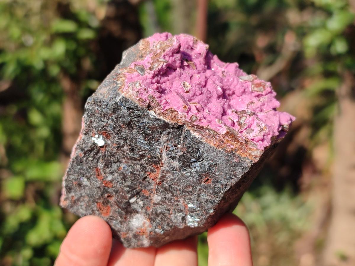 Natural Salrose Cobaltoan Dolomite Specimens x 6 From Kakanda, Congo - Toprock Gemstones and Minerals 
