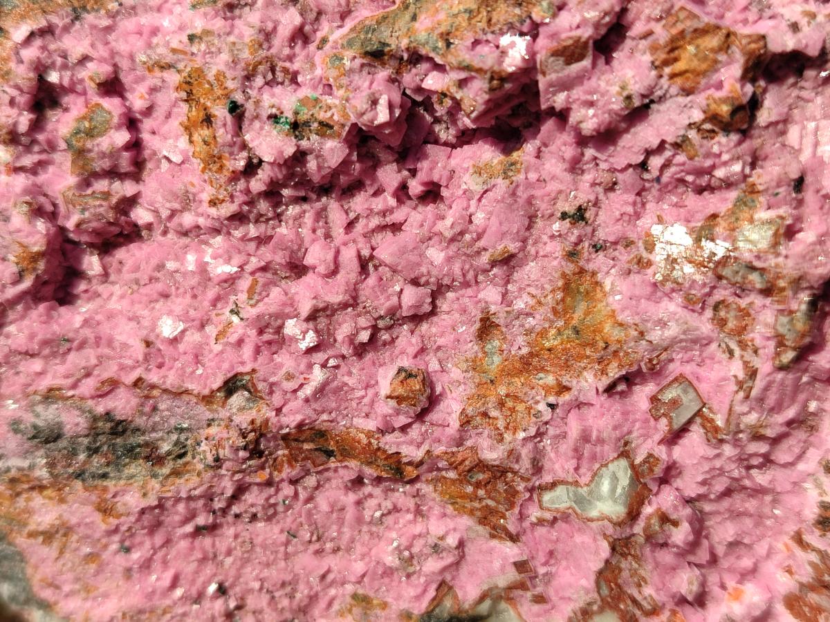 Natural Salrose Cobaltoan Dolomite Specimens x 6 From Kakanda, Congo - Toprock Gemstones and Minerals 