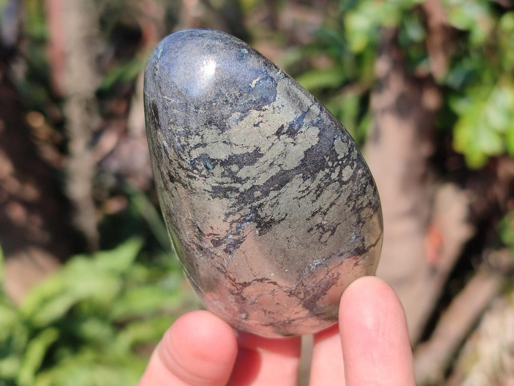 Polished Basalt Pharaoh Stone Free Forms x 6 From Iron Duke Mine, Zimbabwe - Toprock Gemstones and Minerals 