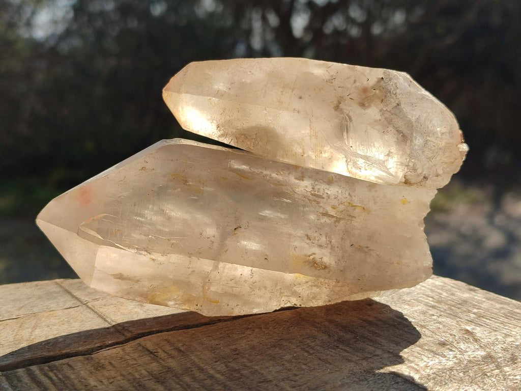 Natural Smokey Quartz Crystals with Associated Minerals x 12 From Erongo, Namibia - Toprock Gemstones and Minerals 