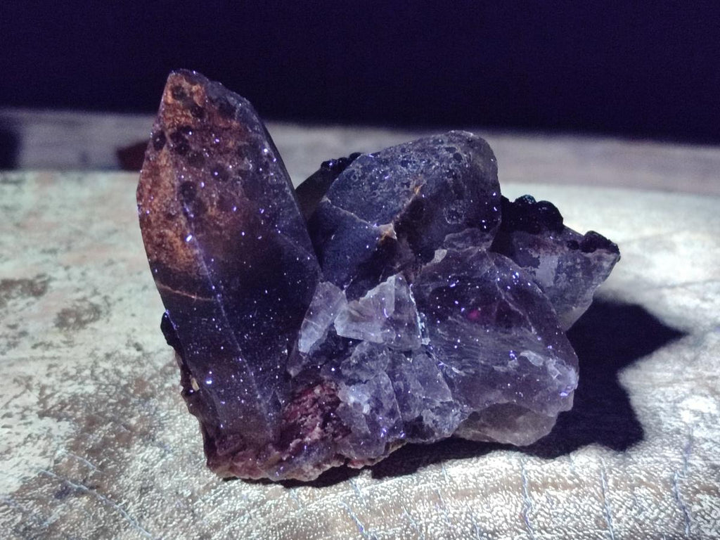 Natural Smokey Quartz Crystals with Associated Minerals x 12 From Erongo, Namibia - Toprock Gemstones and Minerals 