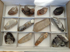 Natural Smokey Quartz Crystals with Associated Minerals x 12 From Erongo, Namibia - Toprock Gemstones and Minerals 