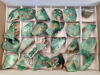 Polished One Side Mtorolite Chrysoprase Slices x 24 From Mutorashanga, Zimbabwe - Toprock Gemstones and Minerals 