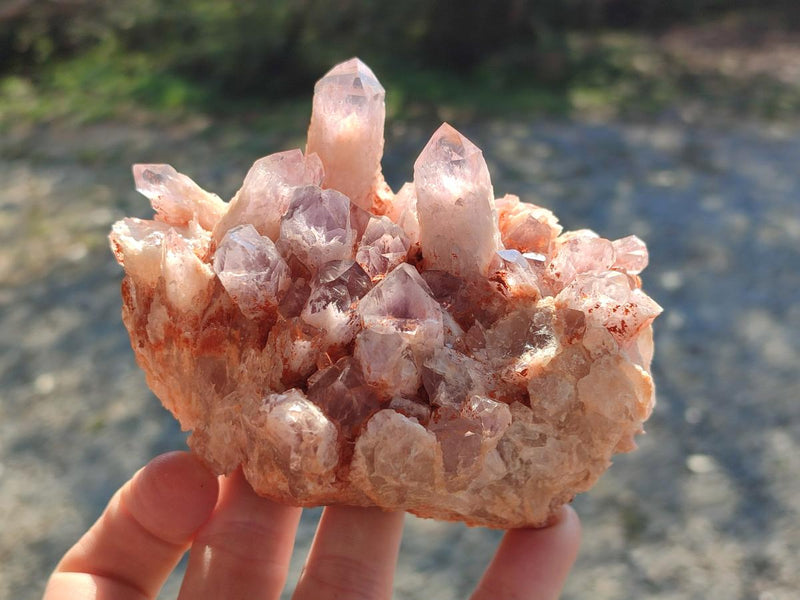 Natural Sugar Amethyst Clusters x 4 From Zambia - Toprock Gemstones and Minerals 