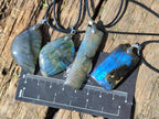 Hand Made Labradorite Necklaces x 12 From Madagascar - Toprock Gemstones and Minerals 