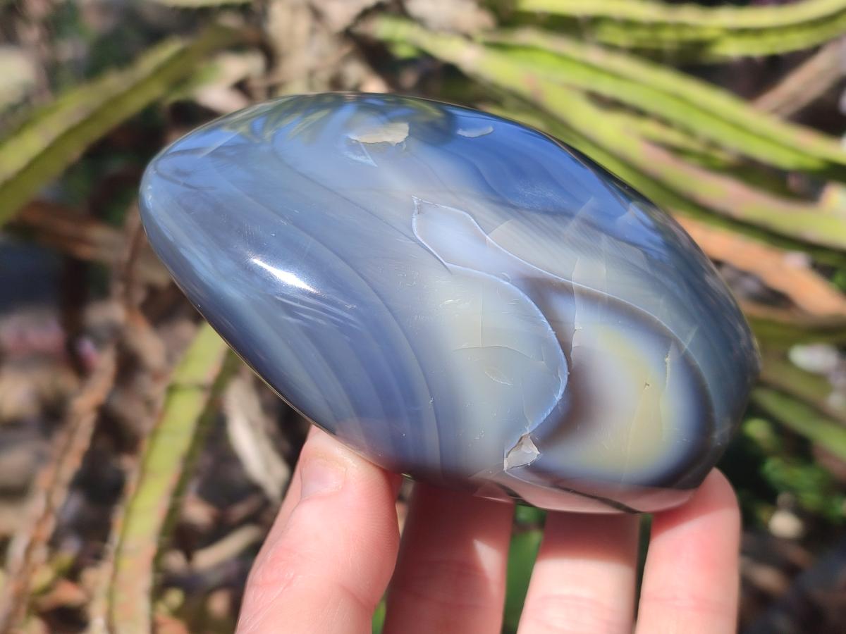Polished Mixed Agate Standing Display Pieces x 4 From Madagascar - Toprock Gemstones and Minerals 