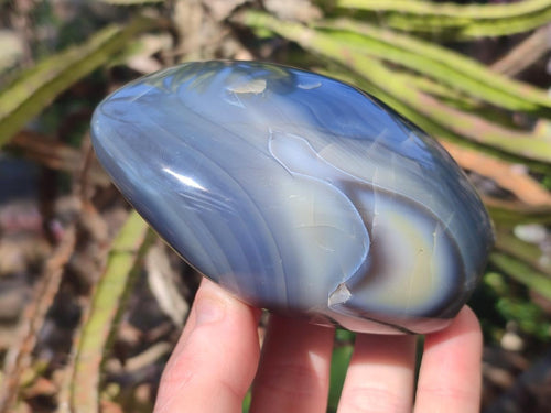 Polished Mixed Agate Standing Display Pieces x 4 From Madagascar - Toprock Gemstones and Minerals 