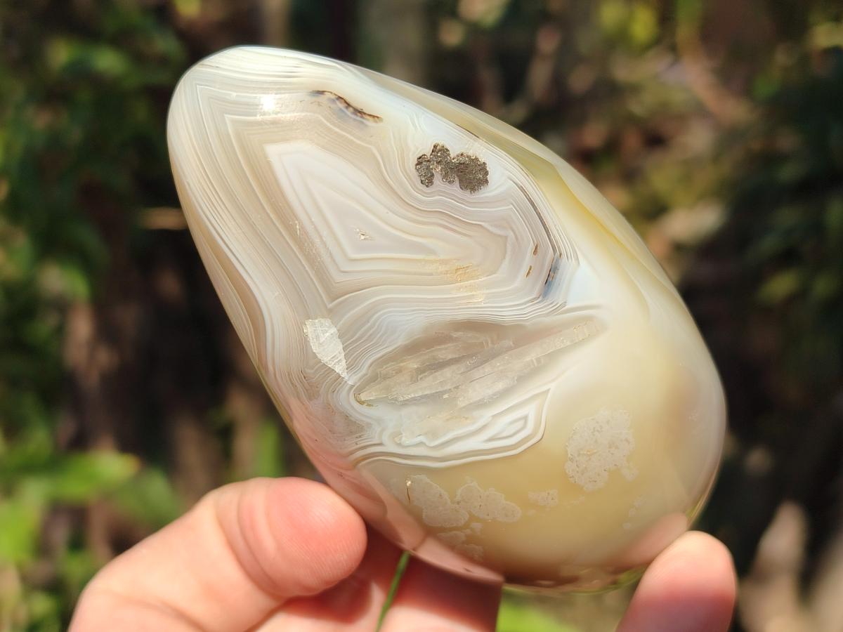 Polished Mixed Agate Standing Display Pieces x 4 From Madagascar - Toprock Gemstones and Minerals 