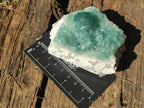 Natural Green Cubic Fluorite Specimens x 6 From Mandrosonoro, Madagascar - Toprock Gemstones and Minerals 