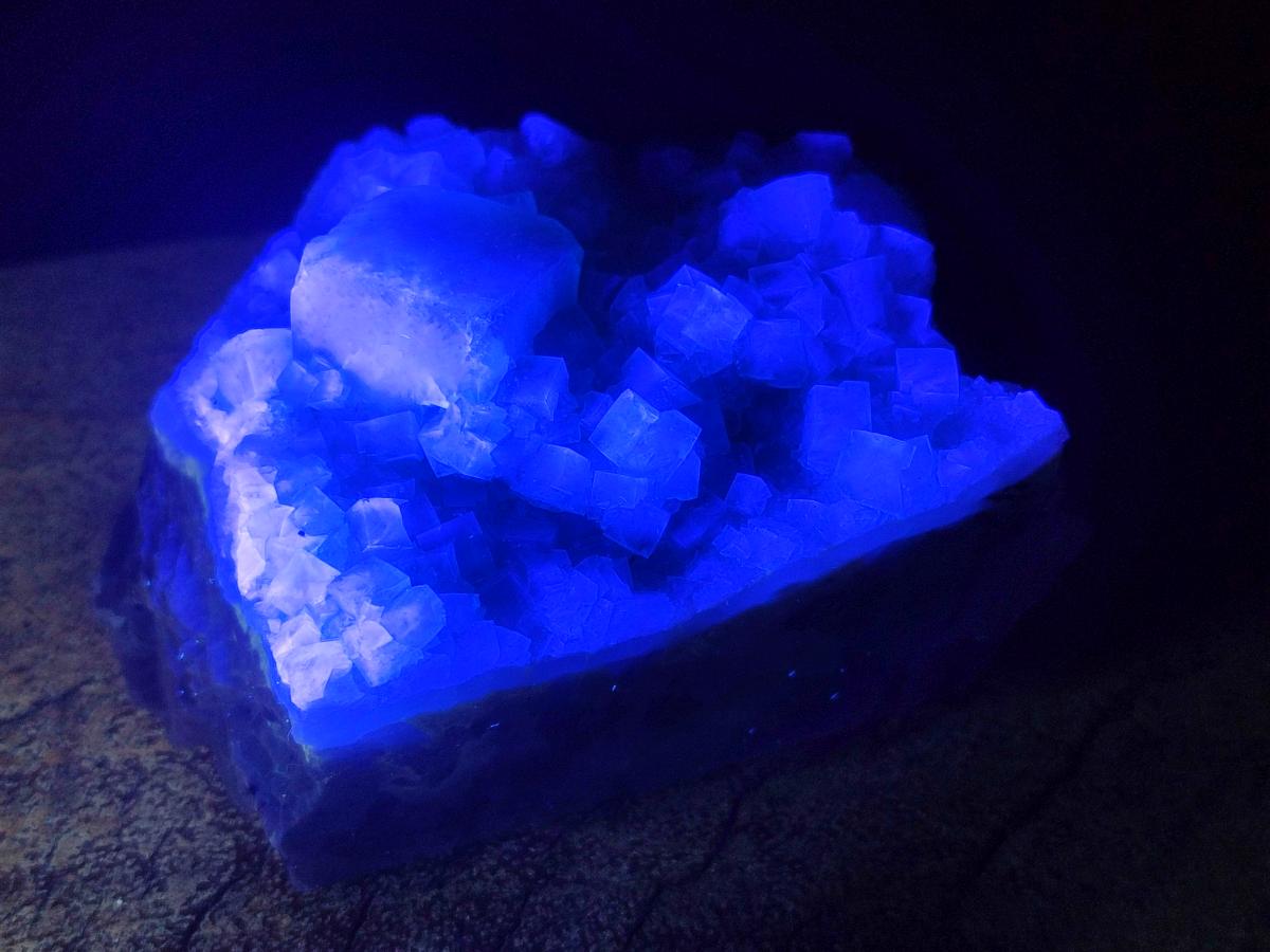 Natural Green Cubic Fluorite Specimens x 6 From Mandrosonoro, Madagascar - Toprock Gemstones and Minerals 