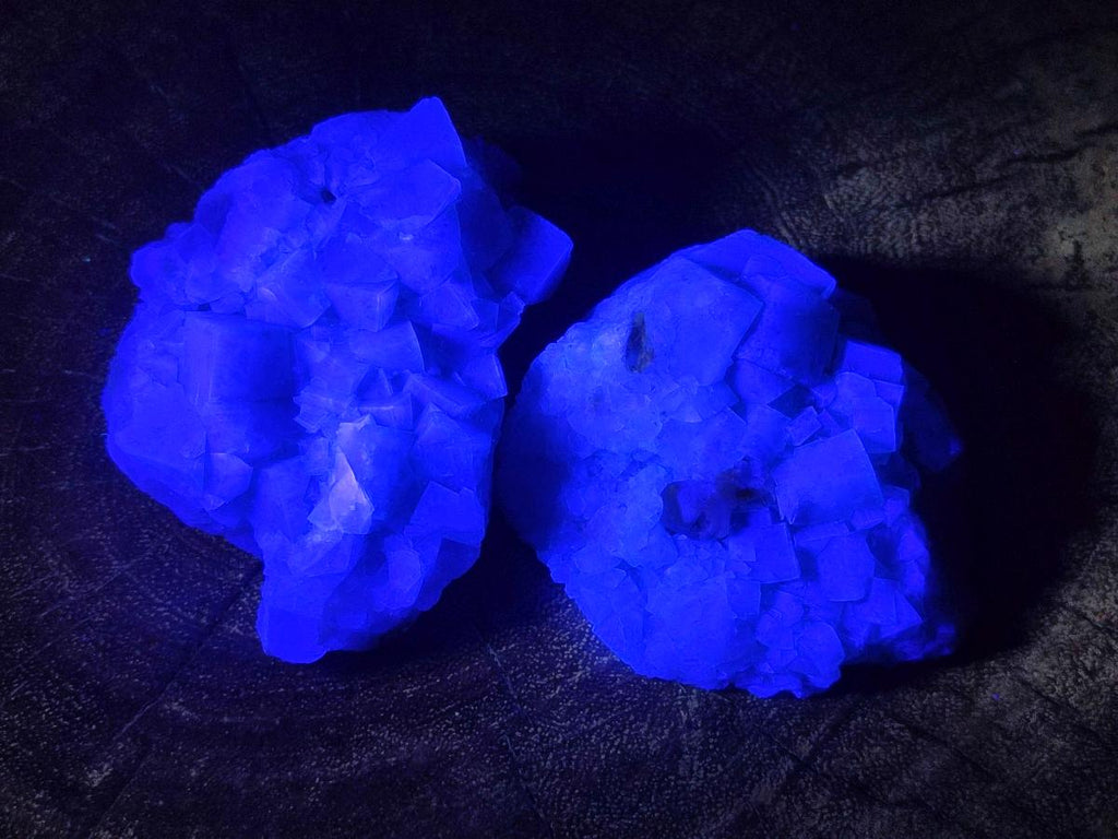 Natural Green Cubic Fluorite Specimens x 6 From Mandrosonoro, Madagascar - Toprock Gemstones and Minerals 