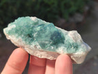 Natural Green Cubic Fluorite Specimens x 6 From Mandrosonoro, Madagascar - Toprock Gemstones and Minerals 