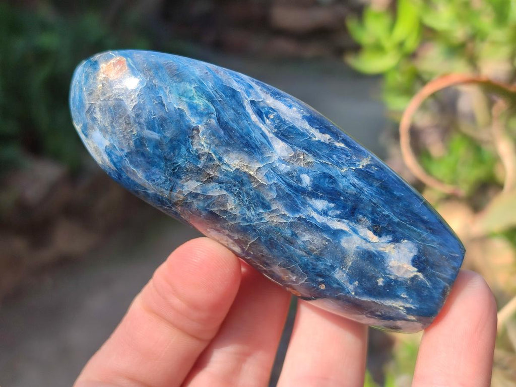 Polished Dumortierite Standing Display Pieces x 6 From Madagascar - Toprock Gemstones and Minerals 