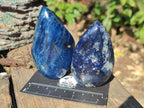 Polished Dumortierite Standing Display Pieces x 6 From Madagascar - Toprock Gemstones and Minerals 