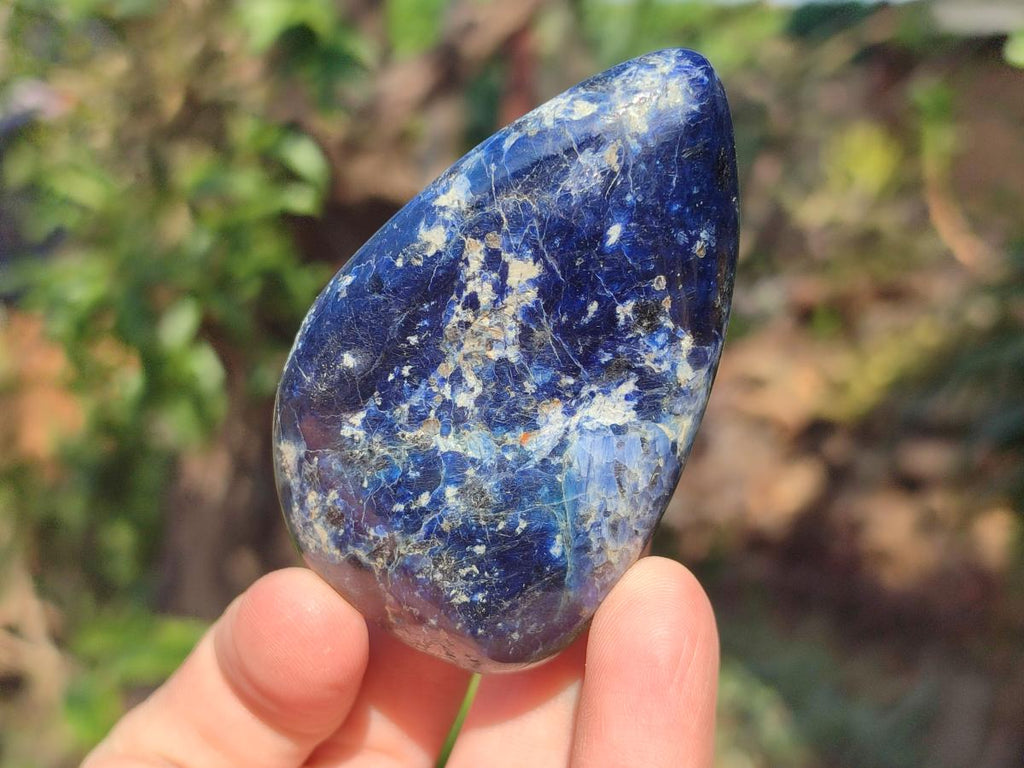 Polished Dumortierite Standing Display Pieces x 6 From Madagascar - Toprock Gemstones and Minerals 