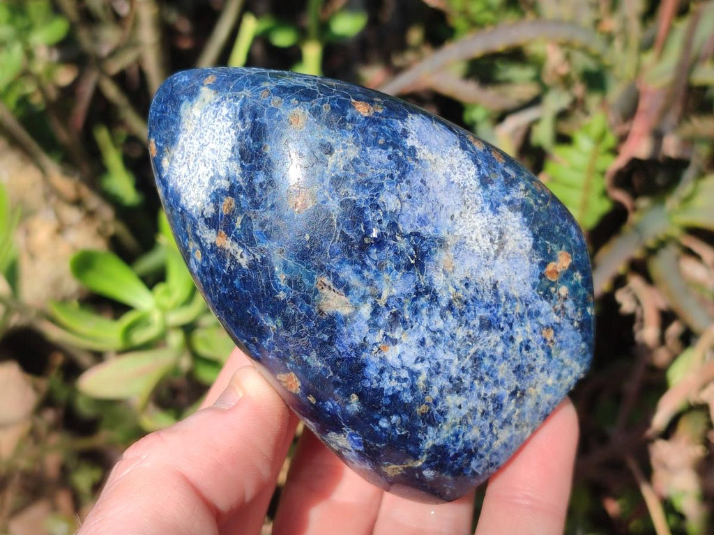 Polished Dumortierite Standing Display Pieces x 6 From Madagascar - Toprock Gemstones and Minerals 