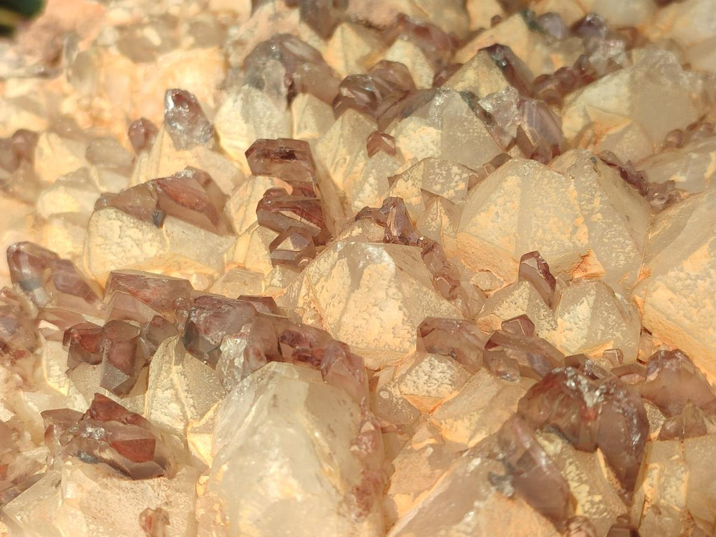 Natural XXL Red Hematoid and White Quartz Crystal Cluster x 1 From Orange River, South Africa - Toprock Gemstones and Minerals 