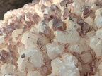 Natural XXL Red Hematoid and White Quartz Crystal Cluster x 1 From Orange River, South Africa - Toprock Gemstones and Minerals 