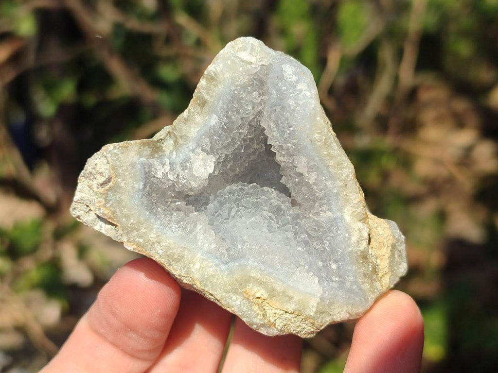Natural Blue Lace Agate Geode Specimens x 29 From Nsanje, Malawi - Toprock Gemstones and Minerals 