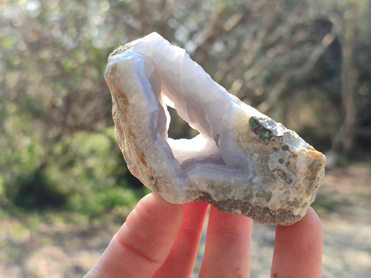 Natural Blue Lace Agate Geode Specimens x 29 From Nsanje, Malawi - Toprock Gemstones and Minerals 
