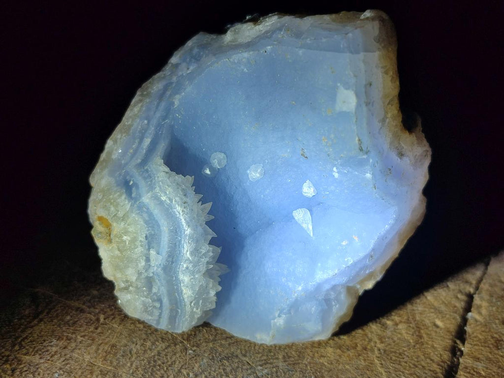Natural Blue Lace Agate Geode Specimens x 29 From Nsanje, Malawi - Toprock Gemstones and Minerals 