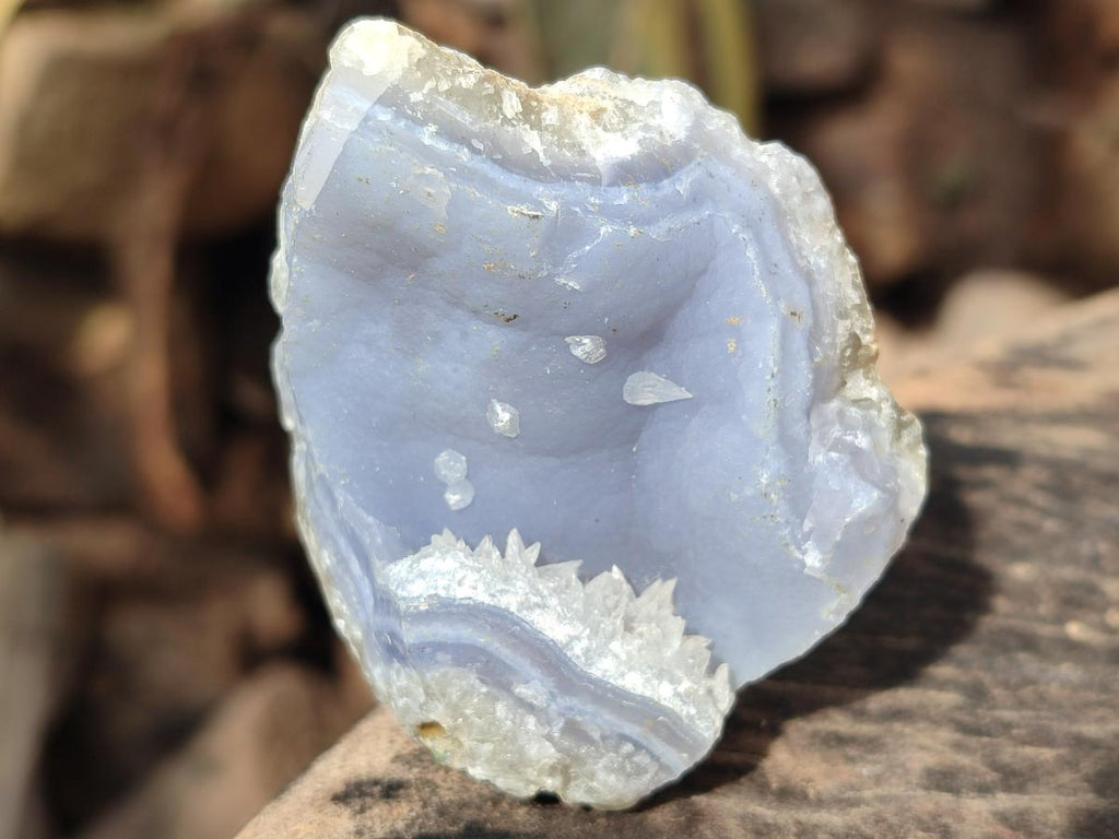 Natural Blue Lace Agate Geode Specimens x 29 From Nsanje, Malawi - Toprock Gemstones and Minerals 
