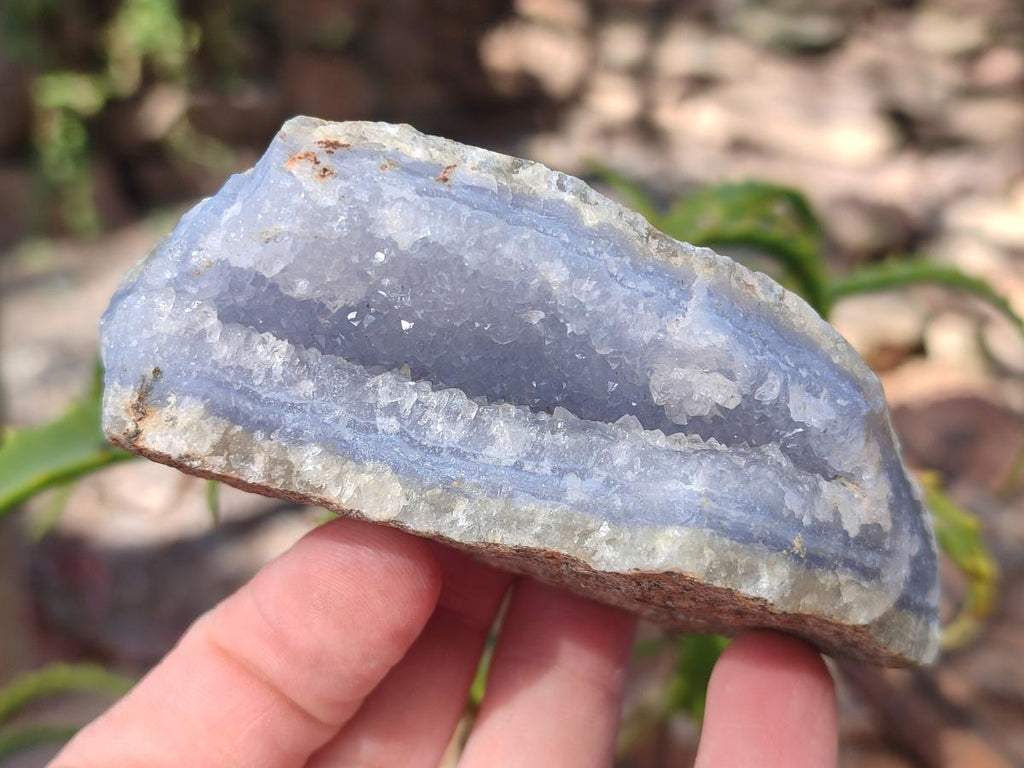 Natural Blue Lace Agate Geode Specimens x 29 From Nsanje, Malawi - Toprock Gemstones and Minerals 