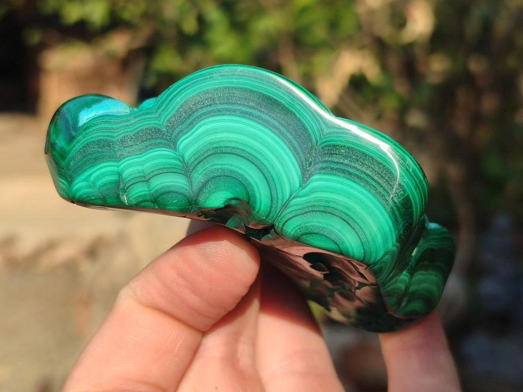 Polished Malacolla Free Forms x 3 From Kulukuluku, Congo - Toprock Gemstones and Minerals 