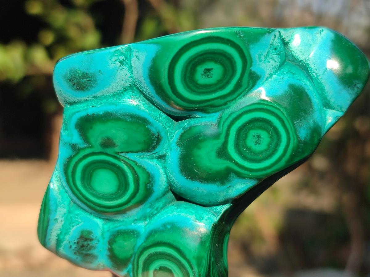 Polished Malacolla Free Forms x 3 From Kulukuluku, Congo - Toprock Gemstones and Minerals 