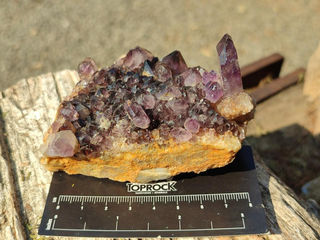 Hand Made Natural Chiredzi Amethyst Conglomerate Specimens x 6 From Chiredzi, Zimbabwe - Toprock Gemstones and Minerals 