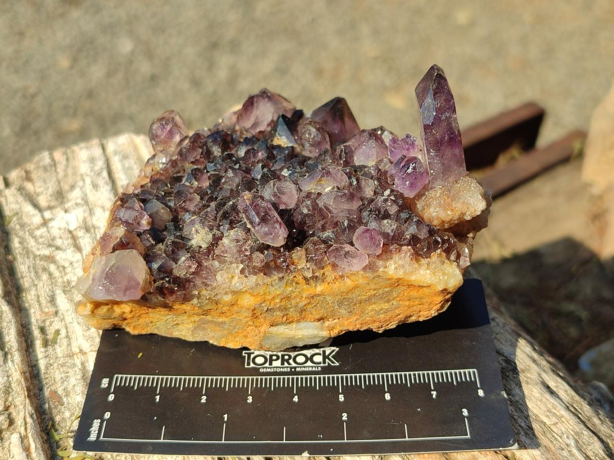 Hand Made Natural Chiredzi Amethyst Conglomerate Specimens x 6 From Chiredzi, Zimbabwe - Toprock Gemstones and Minerals 