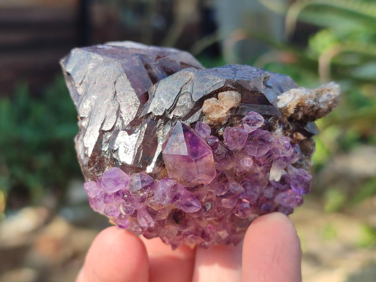 Hand Made Natural Chiredzi Amethyst Conglomerate Specimens x 6 From Chiredzi, Zimbabwe - Toprock Gemstones and Minerals 