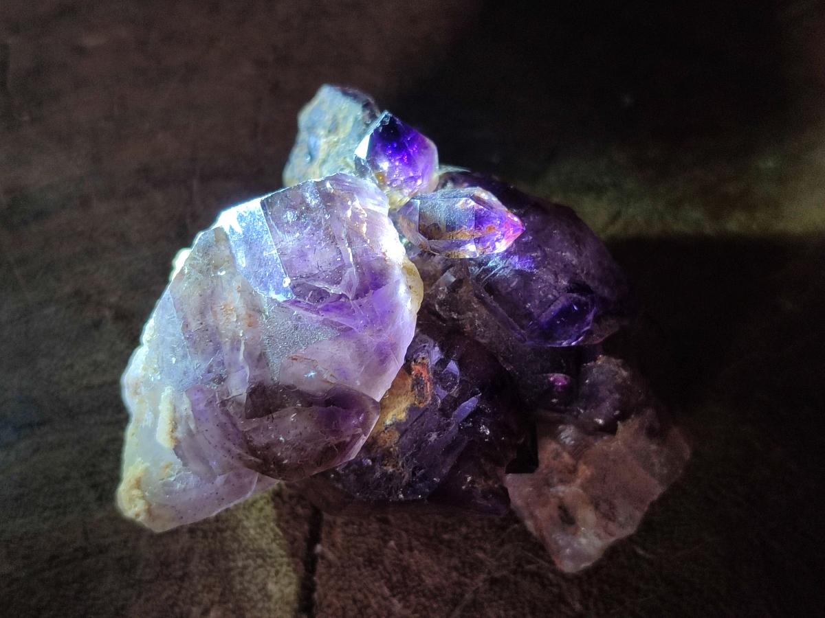 Hand Made Natural Chiredzi Amethyst Conglomerate Specimens x 6 From Chiredzi, Zimbabwe - Toprock Gemstones and Minerals 