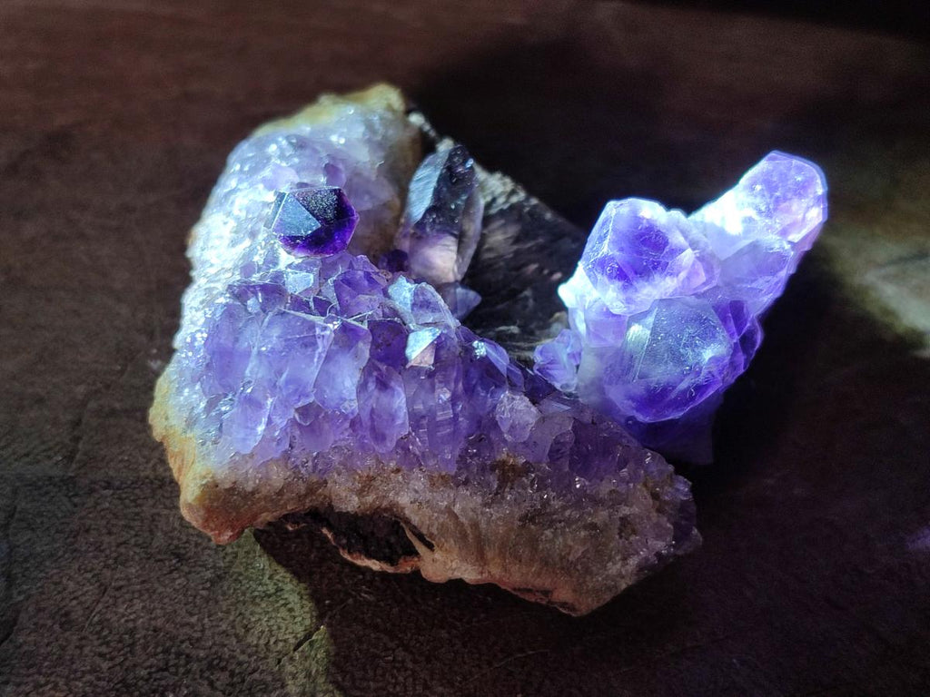 Hand Made Natural Chiredzi Amethyst Conglomerate Specimens x 6 From Chiredzi, Zimbabwe - Toprock Gemstones and Minerals 
