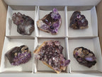 Hand Made Natural Chiredzi Amethyst Conglomerate Specimens x 6 From Chiredzi, Zimbabwe - Toprock Gemstones and Minerals 