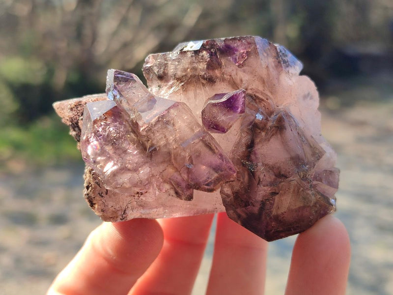 Hand Made Natural Chiredzi Amethyst Conglomerate Specimens x 6 From Chiredzi, Zimbabwe - Toprock Gemstones and Minerals 
