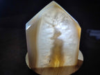 Polished and Natural Banded Agate House Shaped Slices x 6 From Madagascar - Toprock Gemstones and Minerals 