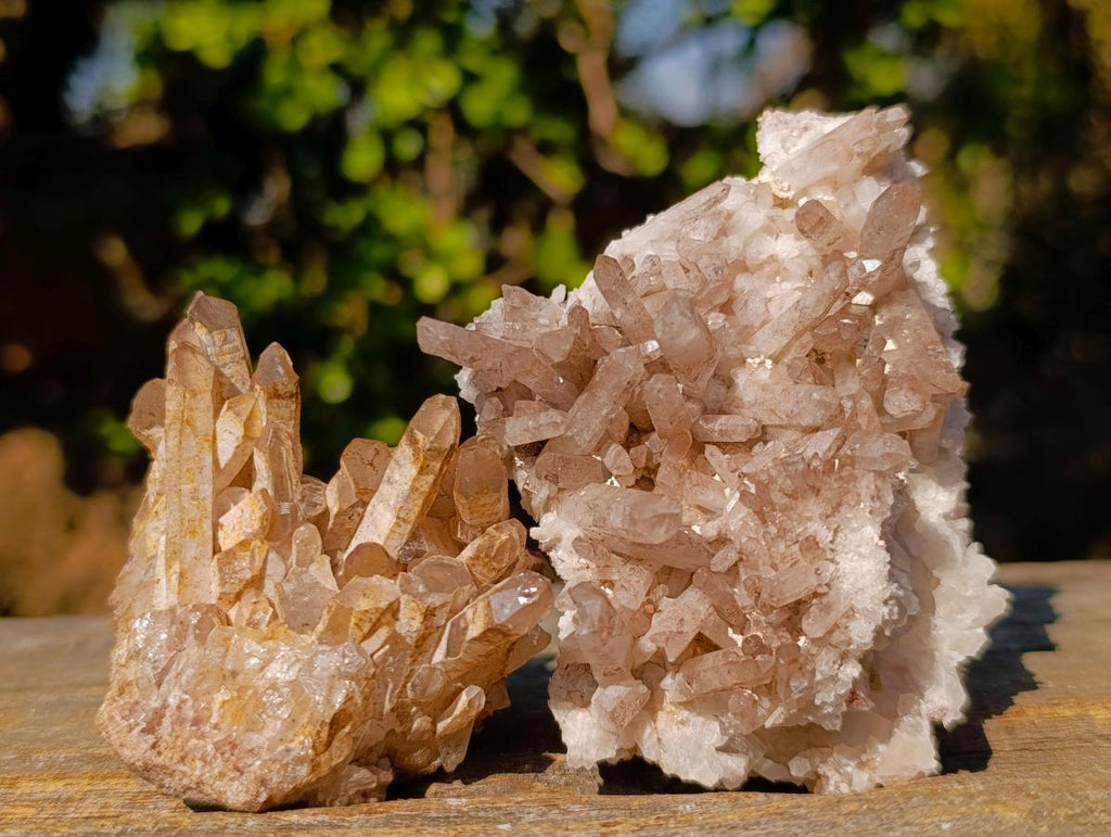 Natural Malagasy Quartz Clusters x 12 From Madagascar - Toprock Gemstones and Minerals 